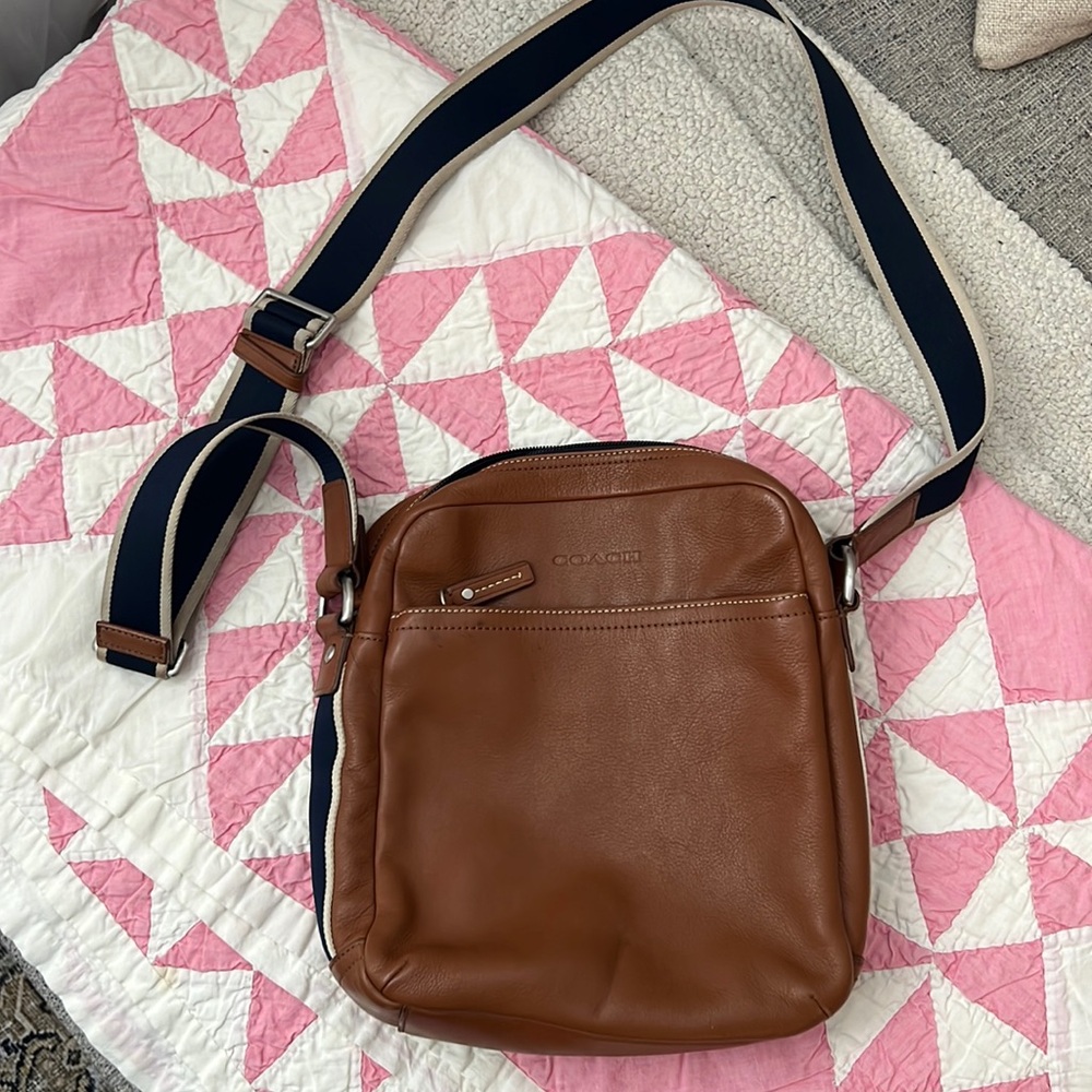 Brown Leather Coach Crossbody